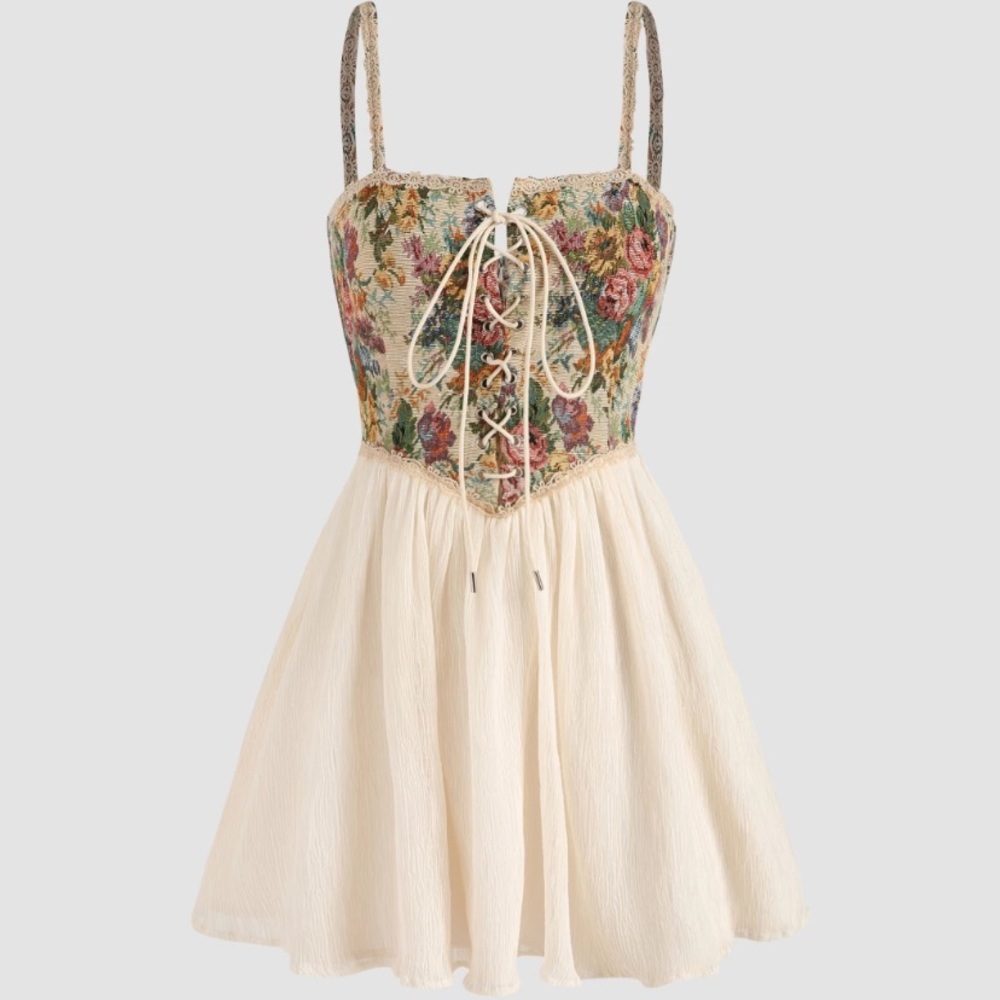 Secret Garden Corset mini dress.